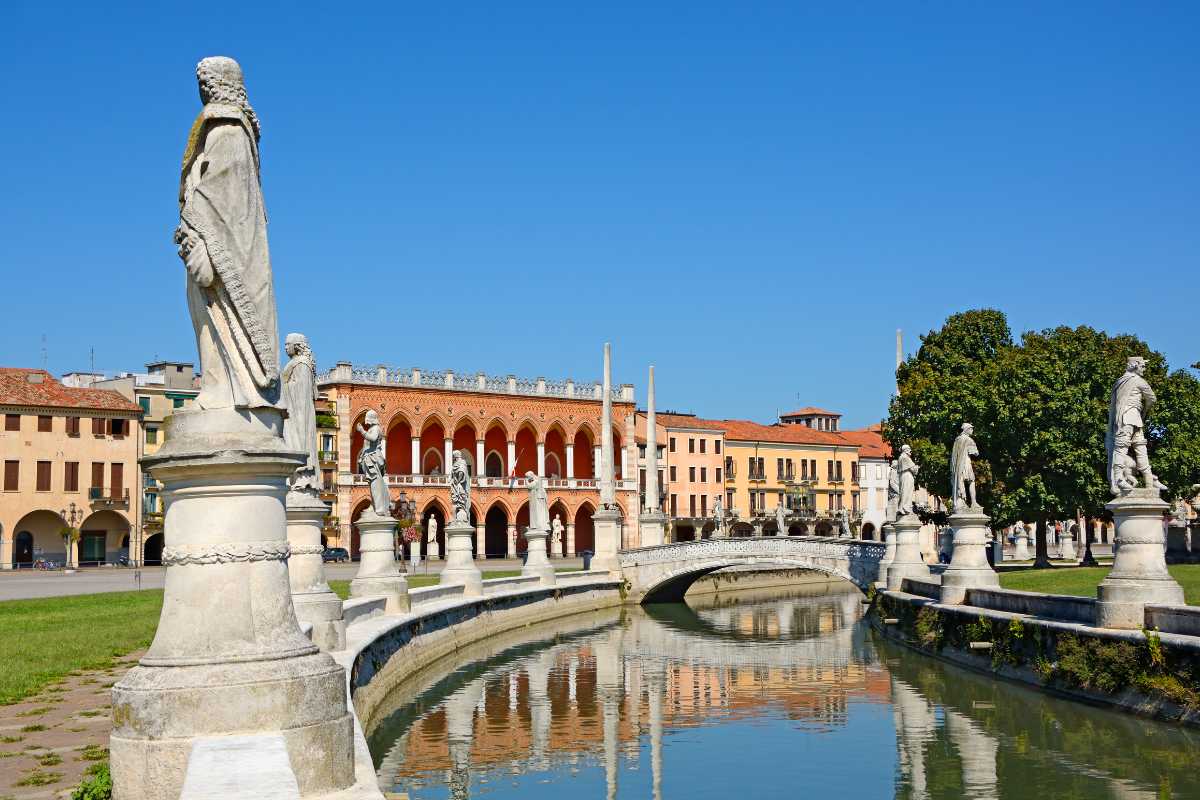 Vista panoramica di Padova con i suoi monumenti storici